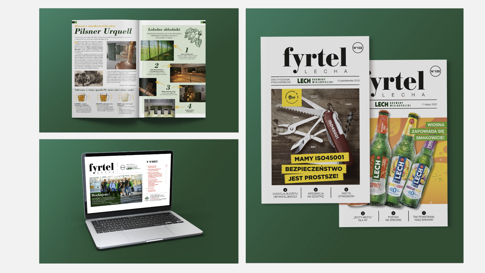 „Fyrtel Lecha” - magazyn pracowników Lech Browary Wielkopolski