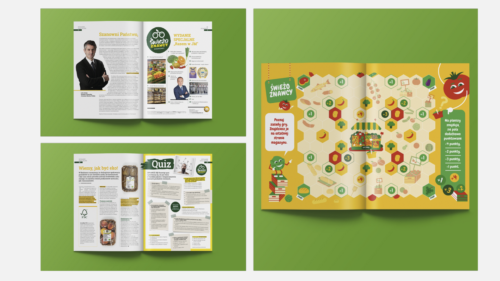 Specjalne wydanie magazynu wewnętrznego Biedronka „Razem w JM”